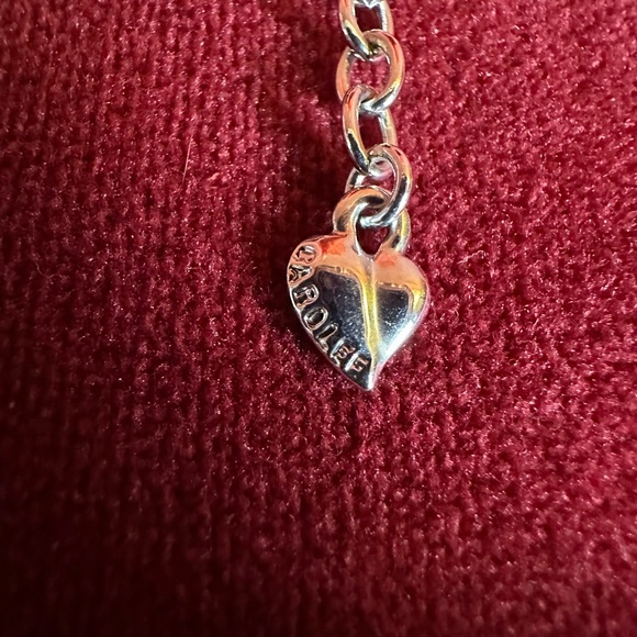 Vintage Elegant Silver and Green Teardrop Necklace - Picture 7 of 7